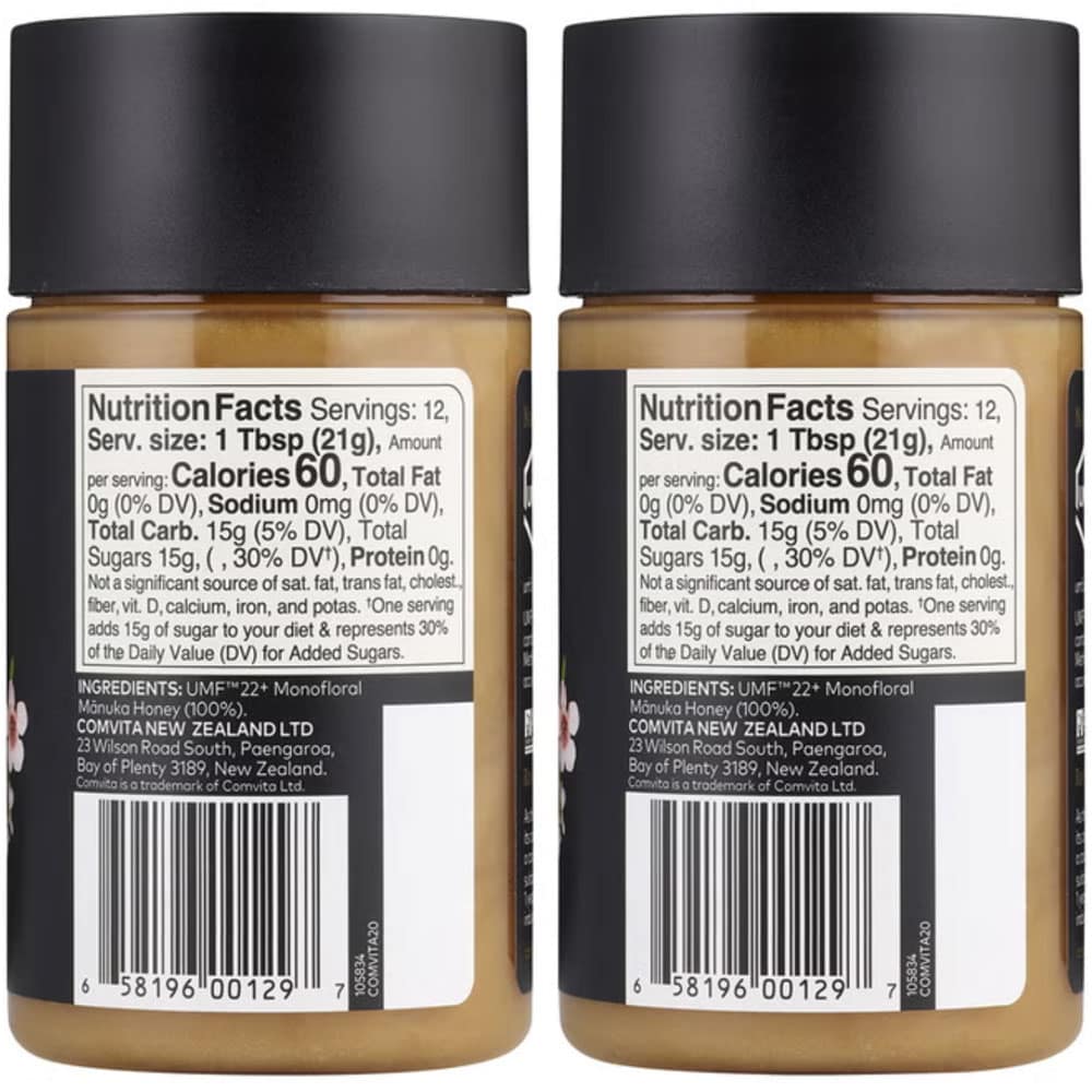 Mật ong Comvita Certified UMF 22+ (MGO 1000+) Raw Manuka Honey 250g x 2 hủ - Ảnh 4