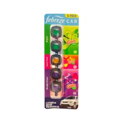 Nước hoa xe hơi Febreze Car Set 5 cái (Gain Original, Island Fresh, Moonlight Breeze)