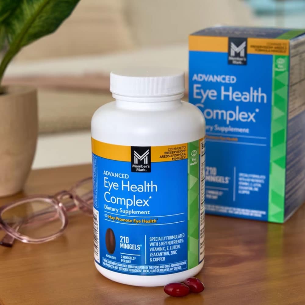 Viên uống bổ mắt Member’s Mark Advanced Eye Health Complex 210 MiniGels - Ảnh 2