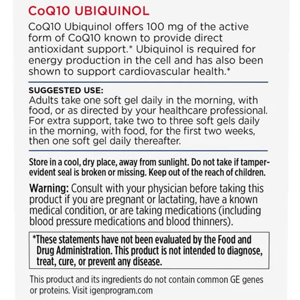 Viên uống bổ sung CoQ10 Nordic Naturals CoQ10 Ubiquinol 100mg 60 Softgels - Ảnh 6