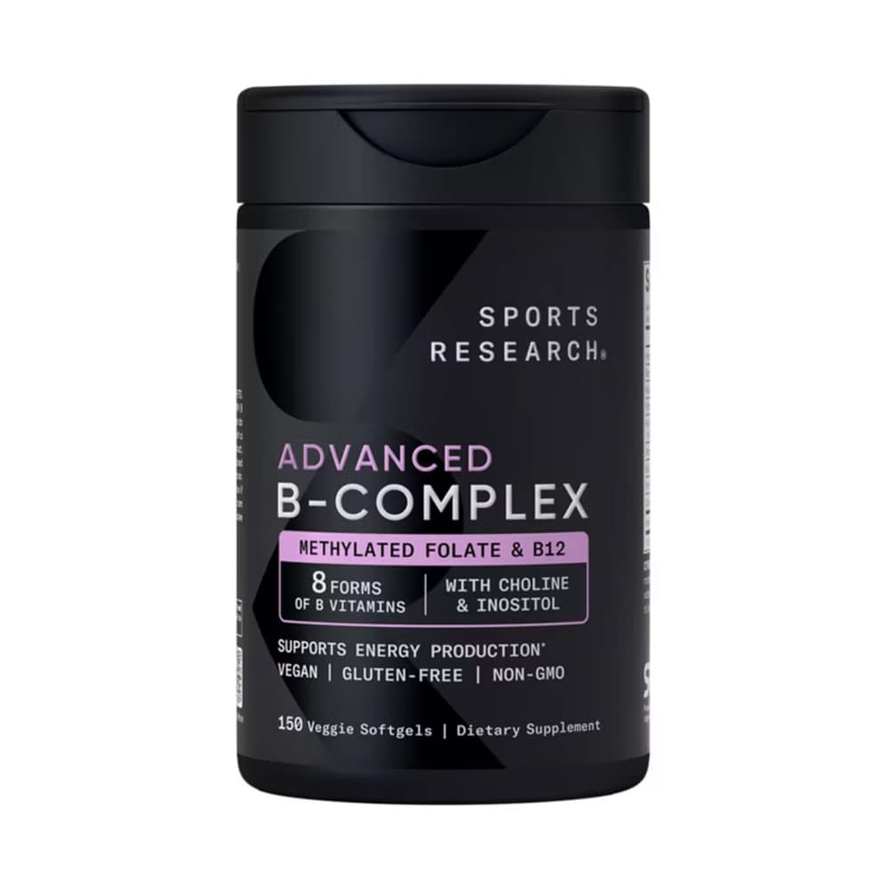 Viên uống bổ sung Vitamin B Sports Research Advanced B-Complex 150 Softgels