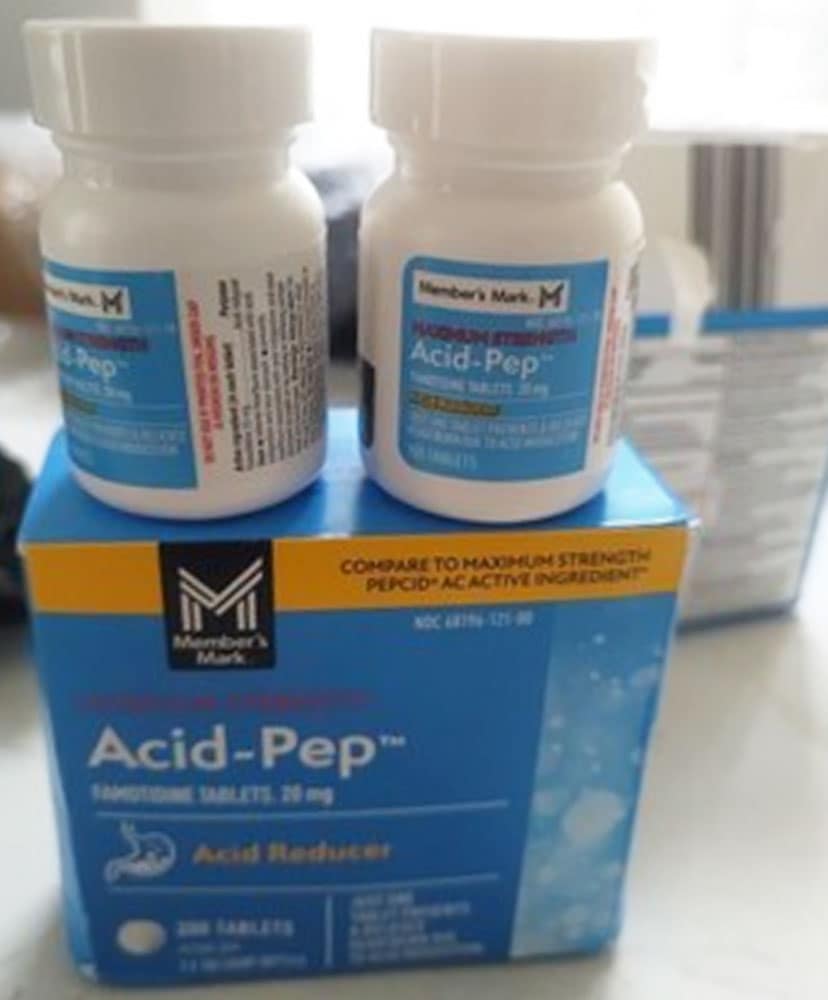 Viên uống giảm đầy hơi, ợ nóng Member’s Mark Acid-Pep Famotidine Tablets 20mg 100 Tablets x2 hủ - Ảnh 2