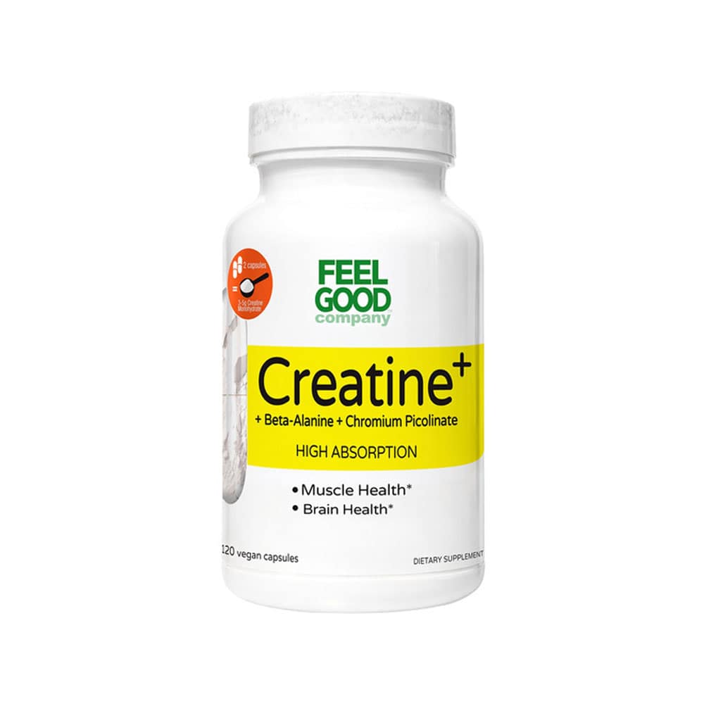Viên uống hỗ trợ cơ FEELGOOD Creatine+ 120 Vegan Capsules