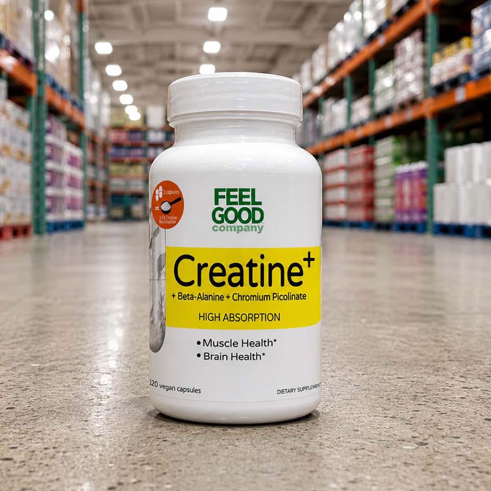 Viên uống hỗ trợ cơ FEELGOOD Creatine+ 120 Vegan Capsules - Ảnh 2