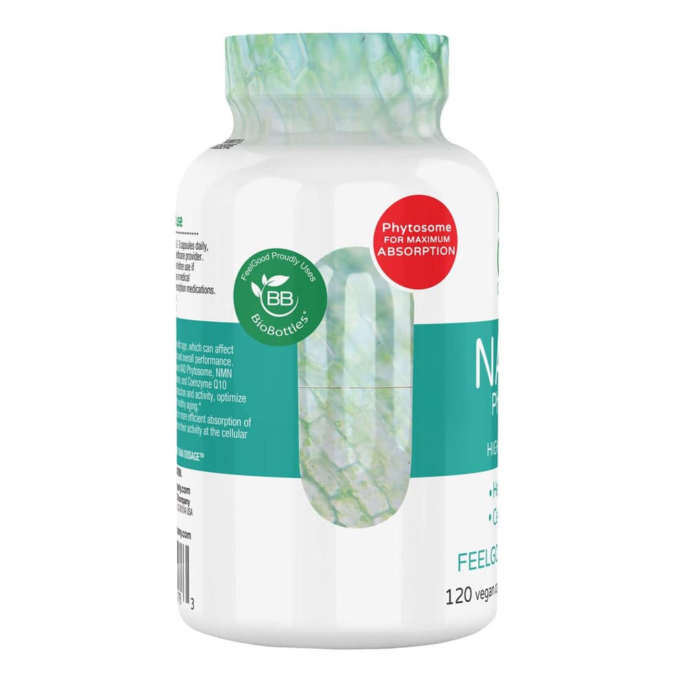 Viên uống hỗ trợ tăng NAD+ FEELGOOD NAD+ NMN 120 Vegan Capsules - Ảnh 4