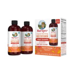 Vitamin dạng nước MaryRuth’s Liquid Morning Multivitamin + Hair Growth Peach Mango 650ml x2 chai