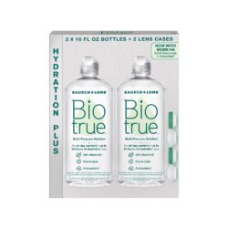 Dung dịch ngâm rửa kính áp tròng Biotrue Hydration Plus Multi-Purpose Solution 473ml x2