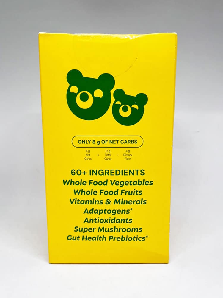 Kẹo dẻo rau xanh cho trẻ em Grüns Kids Superfoods Greens Gummies Strawberry 25 Daily Packs - Ảnh 4