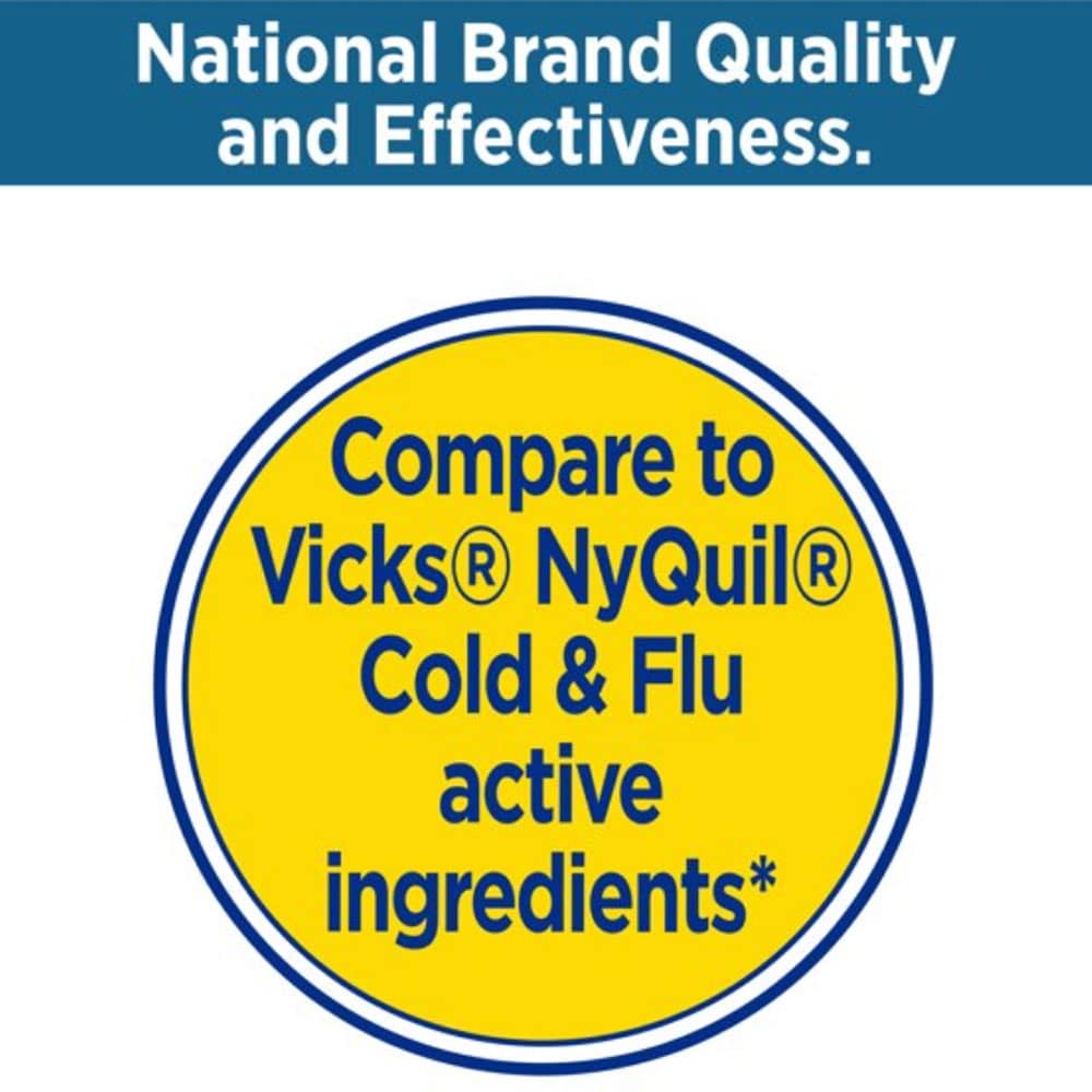 Siro cảm ban đêm Equate Nighttime Cold Flu Original 355ml x2 - Ảnh 3