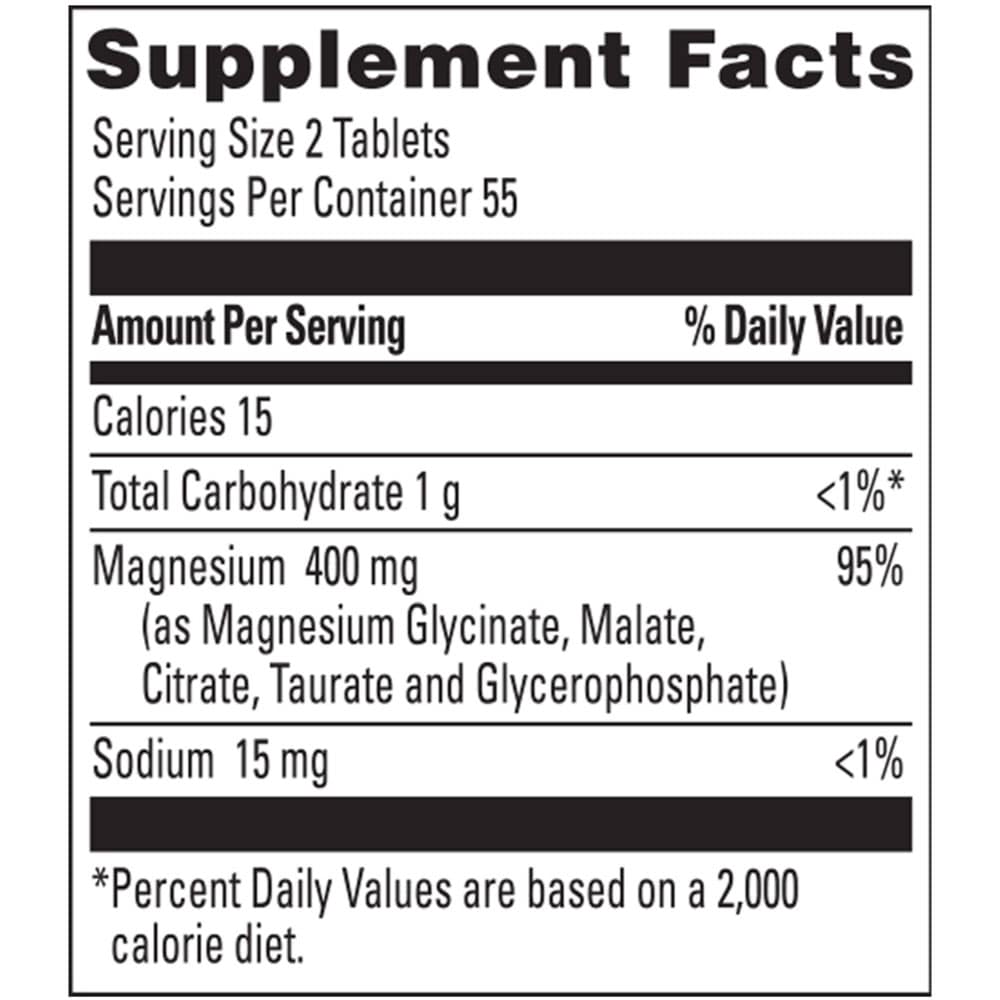 Viên uống bổ sung Magiê Nature Made Advanced Magnesium Complex 110 viên - Ảnh 4
