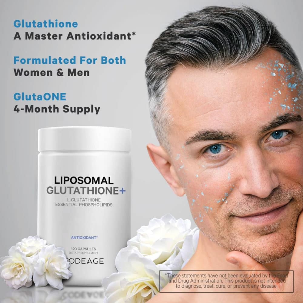 Viên uống chống oxy hóa Codeage Liposomal Glutathione 120 Capsules - Ảnh 4