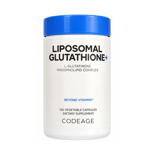 Viên uống chống oxy hóa Codeage Liposomal Glutathione 120 Capsules