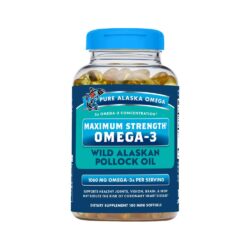 Viên uống dầu cá Pure Alaska Omega-3 Max Strength 1060mg 180 Mini Softgels