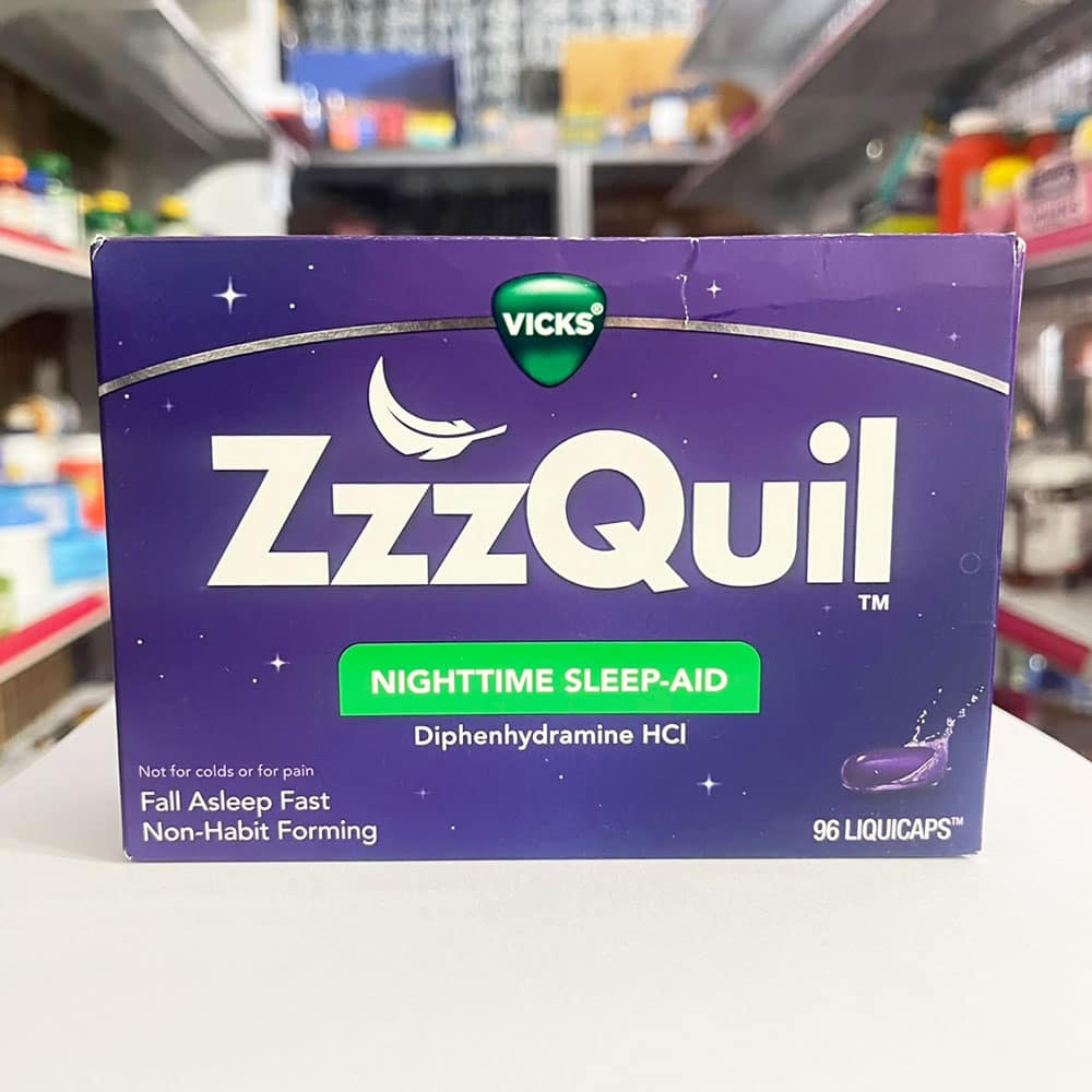 Viên uống hỗ trợ giấc ngủ Vicks ZzzQuil Nighttime Sleep Aid LiquiCaps 96 viên - Ảnh 2