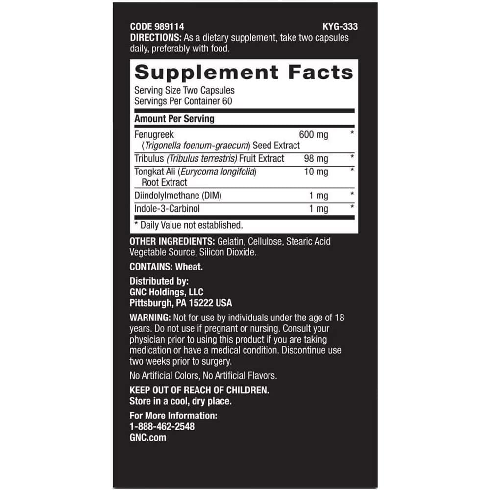 Viên uống hỗ trợ testosterone cho nam GNC Mega Men Advanced Testosterone 120 Capsules - Ảnh 3
