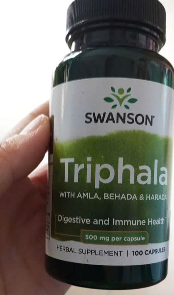 Viên uống hỗ trợ tiêu hóa Swanson Triphala with Amla, Behada, Harada 500mg 100 Capsules - Ảnh 2