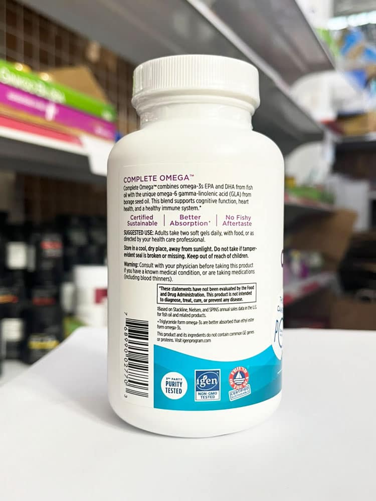 Dầu cá Omega-3 Nordic Naturals Complete Omega 565mg 120 Softgels - Ảnh 4