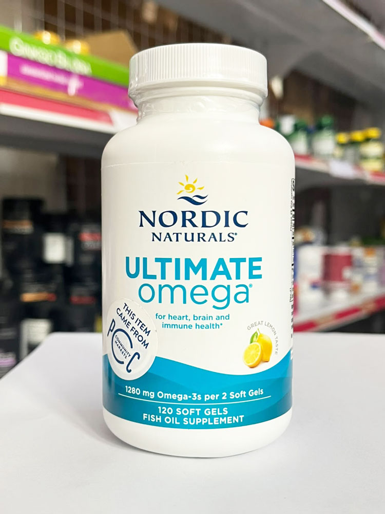 Dầu cá Omega-3 Nordic Naturals Ultimate Omega 1280mg 120 Softgels (Không hộp giấy) - Ảnh 2