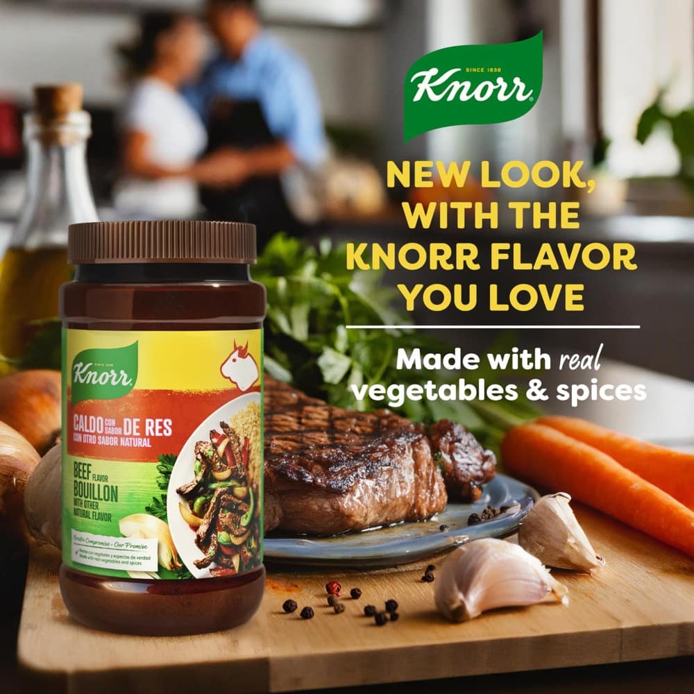 Hạt nêm bò Knorr Granulated Beef Bouillon 1.14kg - Ảnh 2