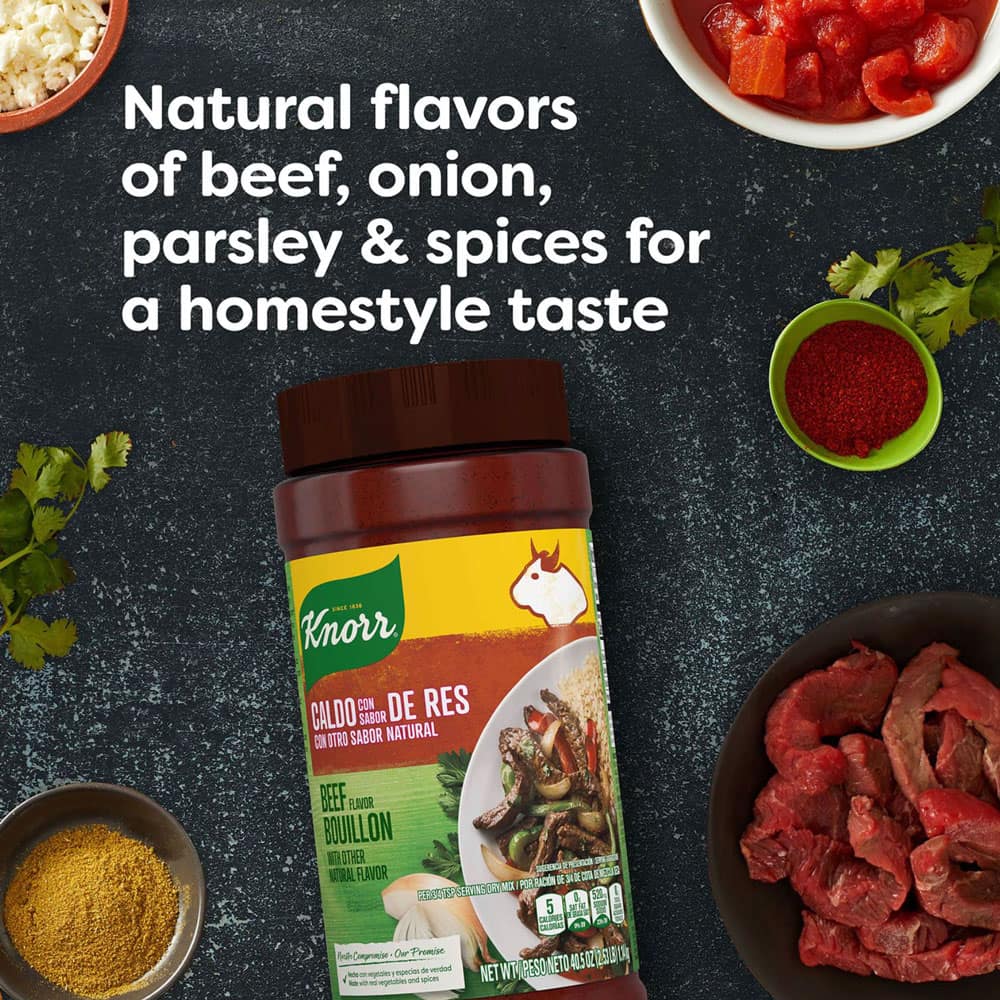 Hạt nêm bò Knorr Granulated Beef Bouillon 1.14kg - Ảnh 4
