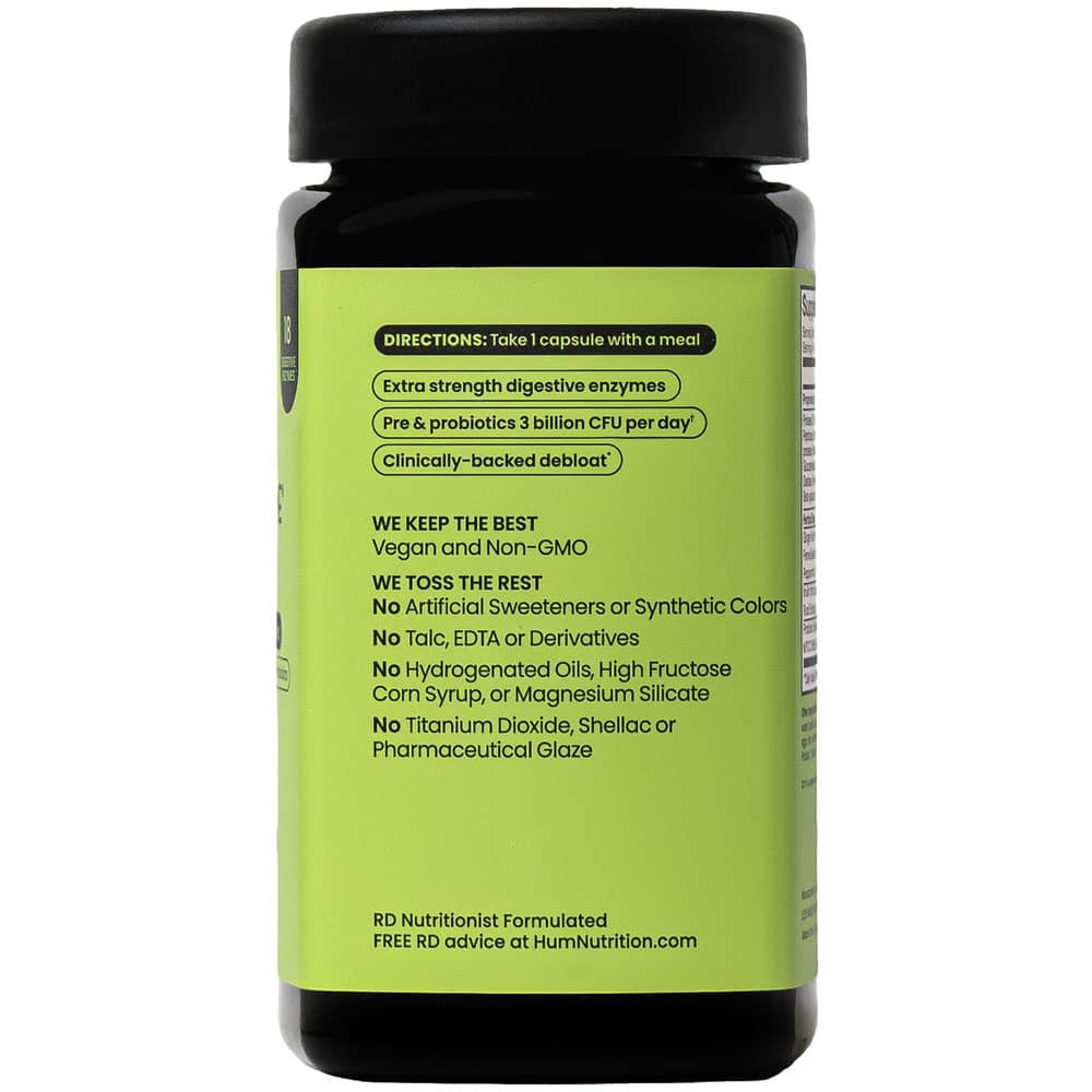 Viên uống hỗ trợ tiêu hóa HUM Nutrition Flatter Me Max 90 Capsules - Ảnh 3