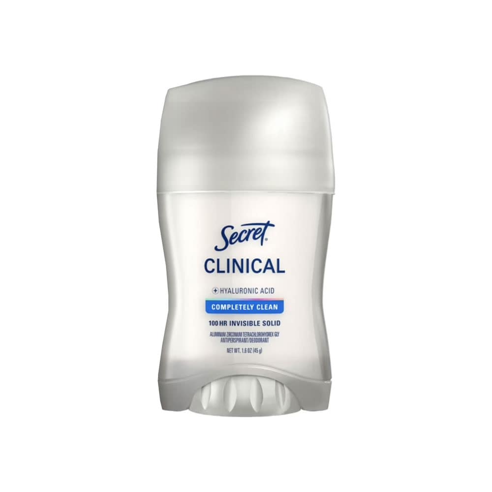 Lăn khử mùi Secret Clinical Invisible Solid 45g (Completely Clean)