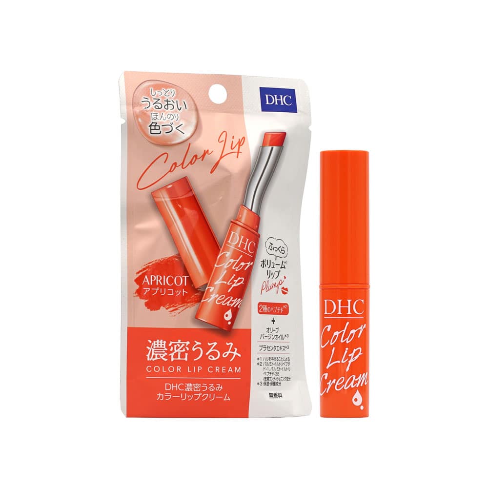 Son dưỡng môi có màu DHC Color Lip Cream Apricot 1.5g - Ảnh 2