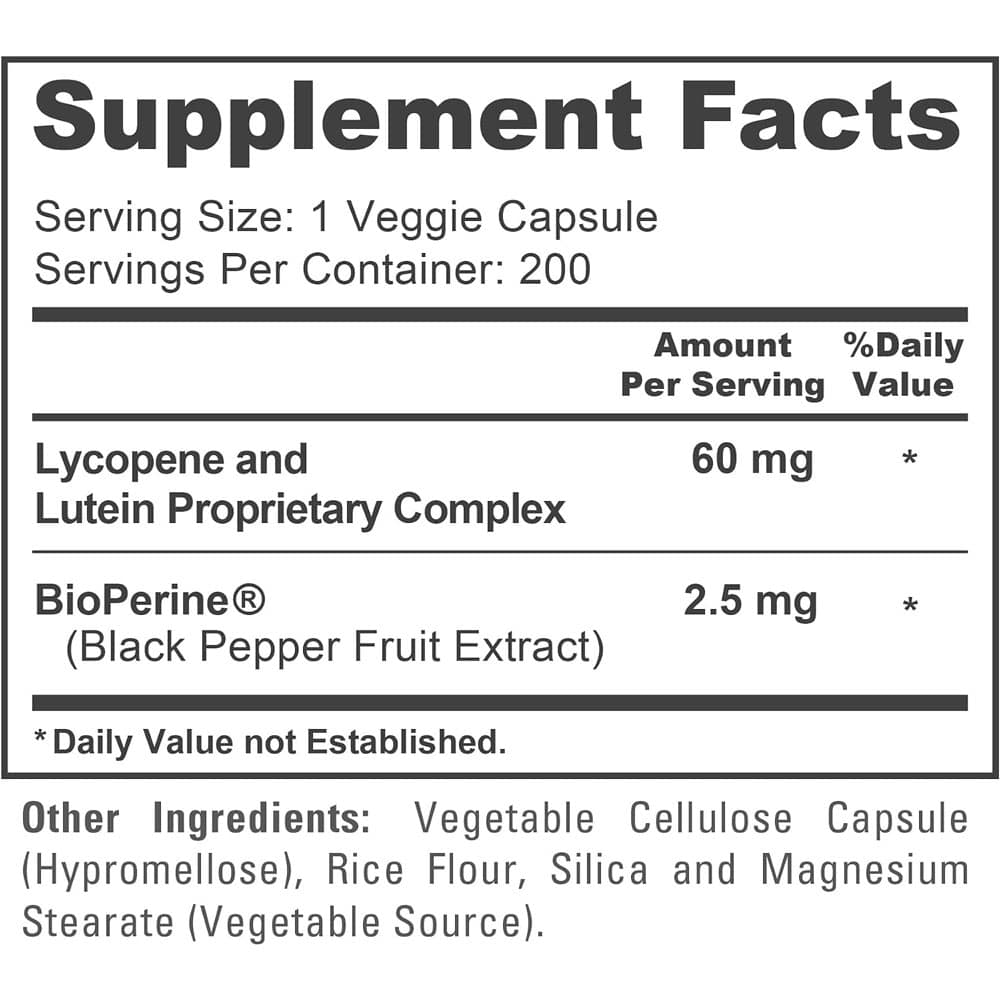 Viên uống bổ mắt NusaPure Lycopene & Lutein Complex 60mg 200 Capsules - Ảnh 4
