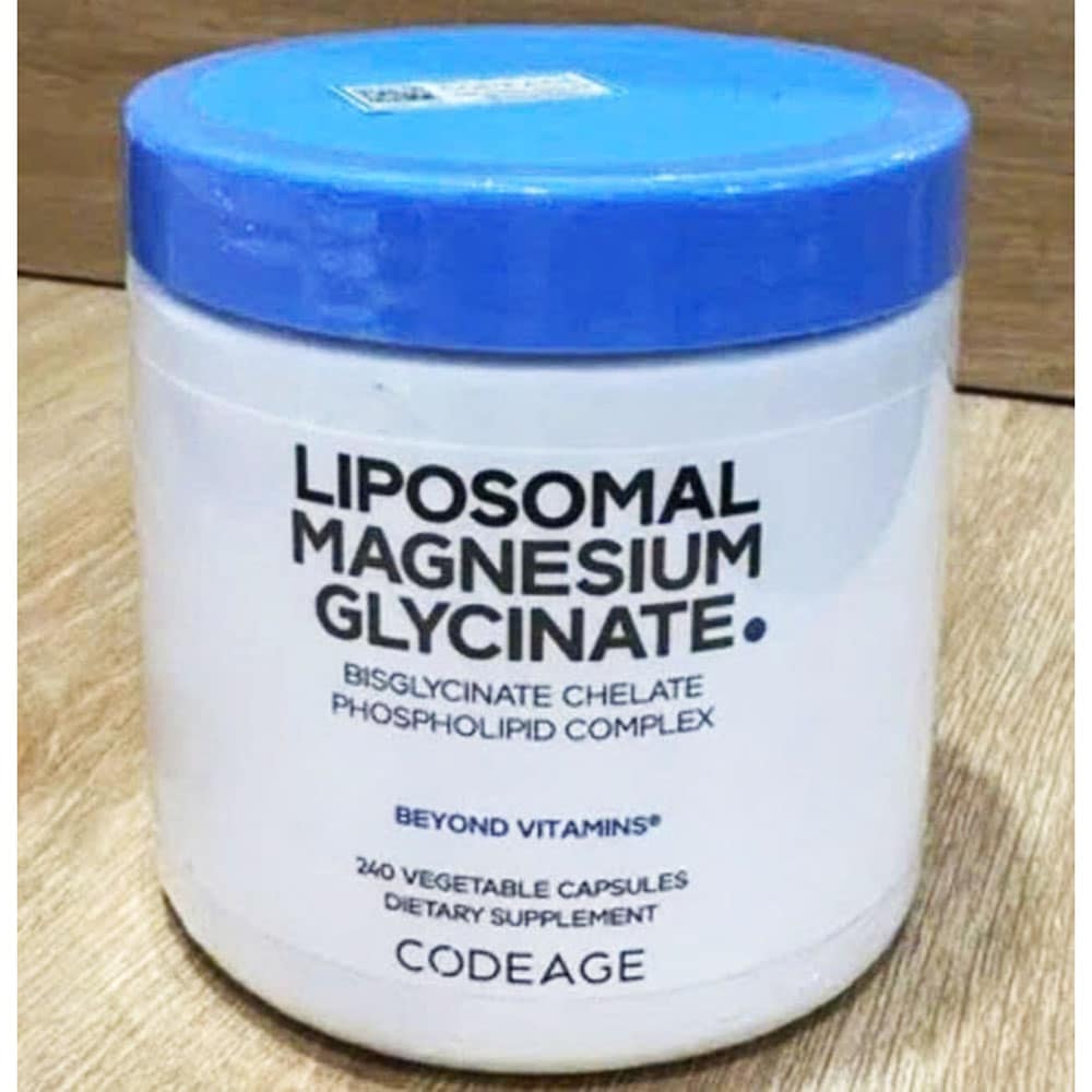 Viên uống bổ sung Magie Codeage Liposomal Magnesium Glycinate 240 Capsules - Ảnh 2
