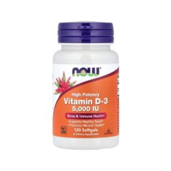 Viên uống bổ sung Vitamin D3 Now Vitamin D3 5000 IU 120 Softgels