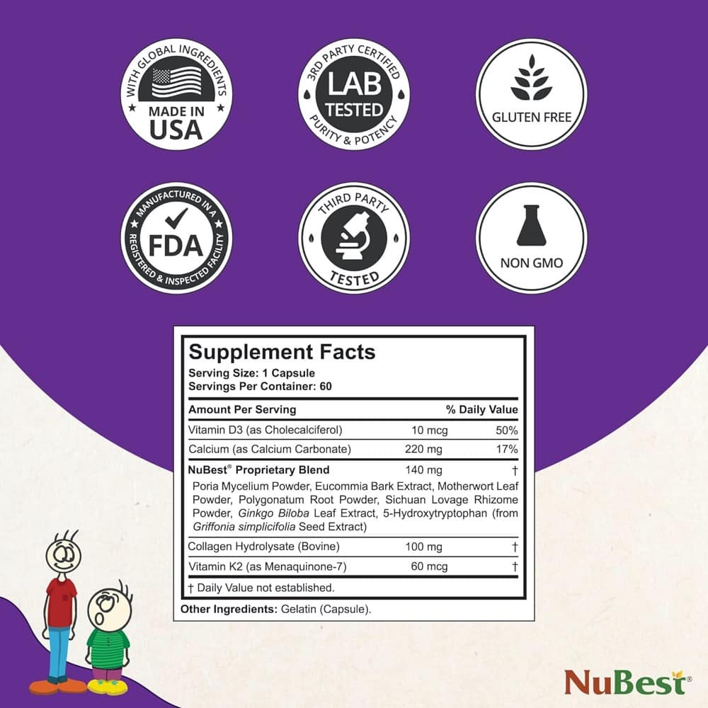 Viên uống tăng chiều cao cho tuổi teen NuBest Tall 10+ 60 viên - Ảnh 5