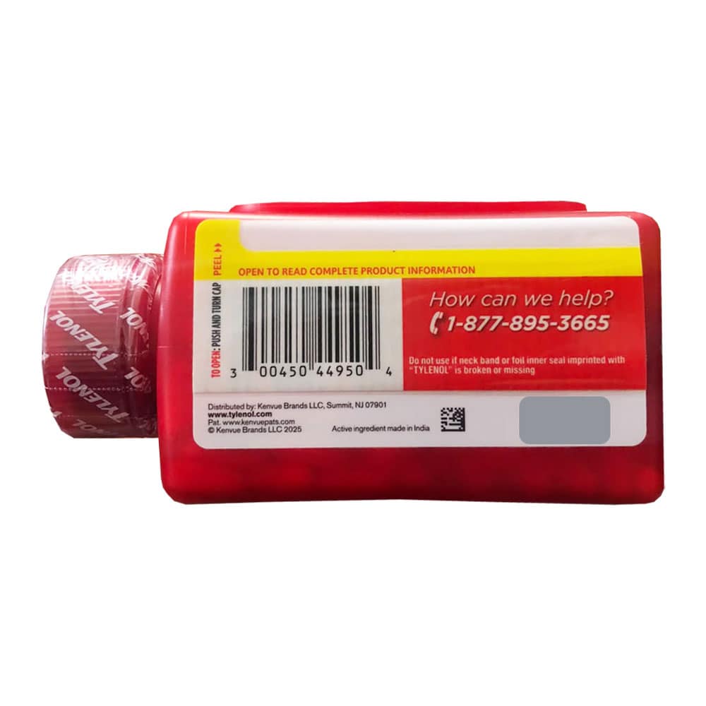 Viên uống Tylenol Acetaminophen Extra Strength 500mg 320 Caplets - Ảnh 3