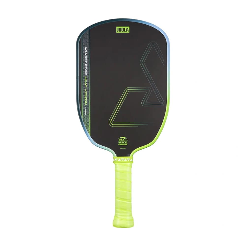 Vợt pickleball JOOLA Agassi Edge Heat Vision 16mm màu xanh lá