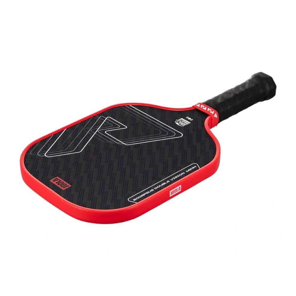 Vợt pickleball JOOLA Scorpeus Double Vision 16mm màu đỏ - Ảnh 4