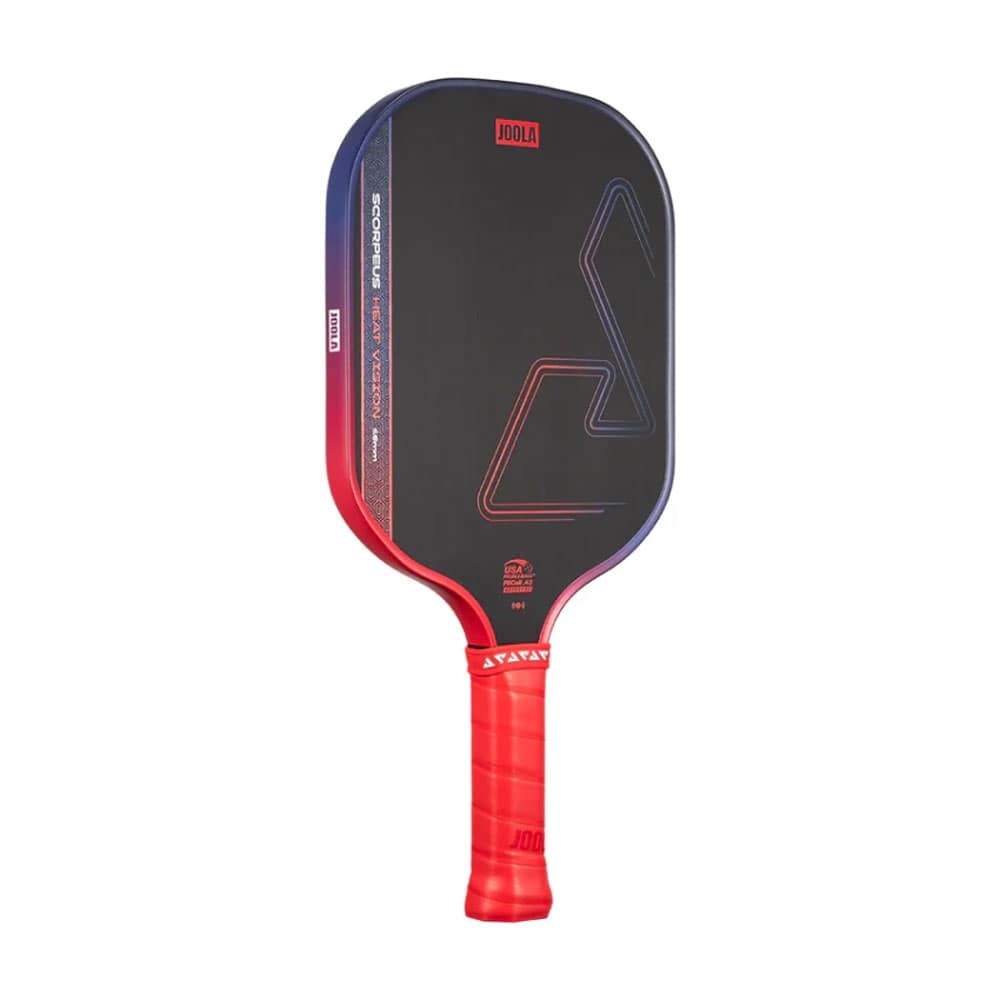 Vợt pickleball JOOLA Scorpeus Heat Vision 16mm màu đỏ - Ảnh 2