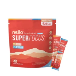 Bột pha đồ uống Nello Superfocus Variety Pack 26 gói của Mỹ