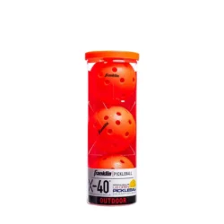 Bóng pickleball Franklin X-40 Outdoor màu đỏ set 3 quả