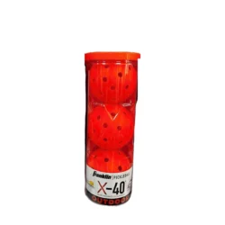 Bóng pickleball Franklin X-40 Outdoor set 3 quả màu đỏ cam