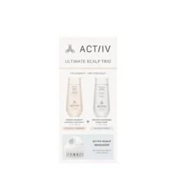 Bộ 3 chăm sóc da đầu ACTIIV Ultimate Scalp Trio (dầu gội trị gàu Remedy 207ml, dầu xả Recover 215ml, lược massage da đầu)