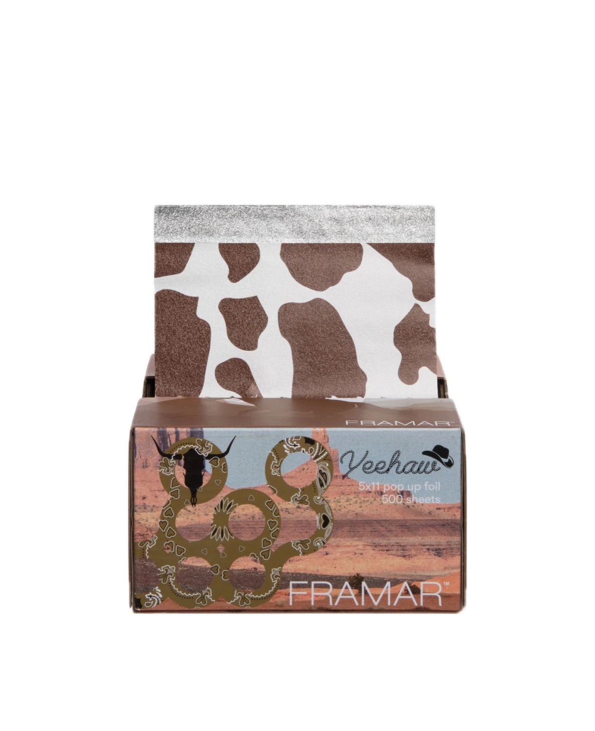 Giấy bạc nhuộm tóc Framar Yeehaw Pop Up Foil 500 tờ 5x11 inch