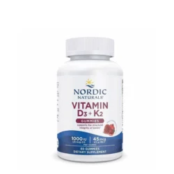 Kẹo dẻo Nordic Naturals Vitamin D3 + K2 Gummies vị lựu 60 viên