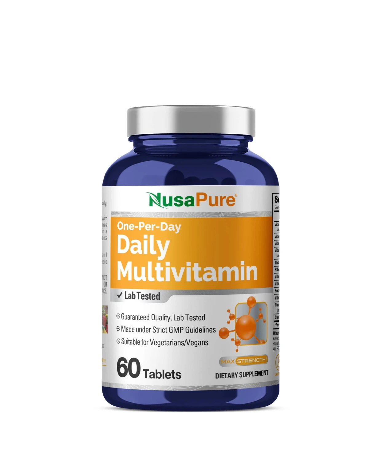 Viên uống vitamin tổng hợp hằng ngày NusaPure Daily Multivitamin 60 Tablets