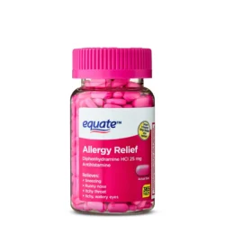 Viên uống chống dị ứng Equate Allergy Relief Diphenhydramine HCl 25mg 365 Tablets
