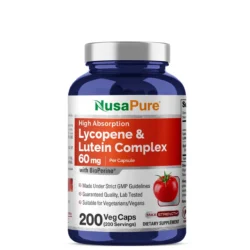 Viên uống bổ mắt NusaPure Lycopene & Lutein Complex 60mg 200 Capsules