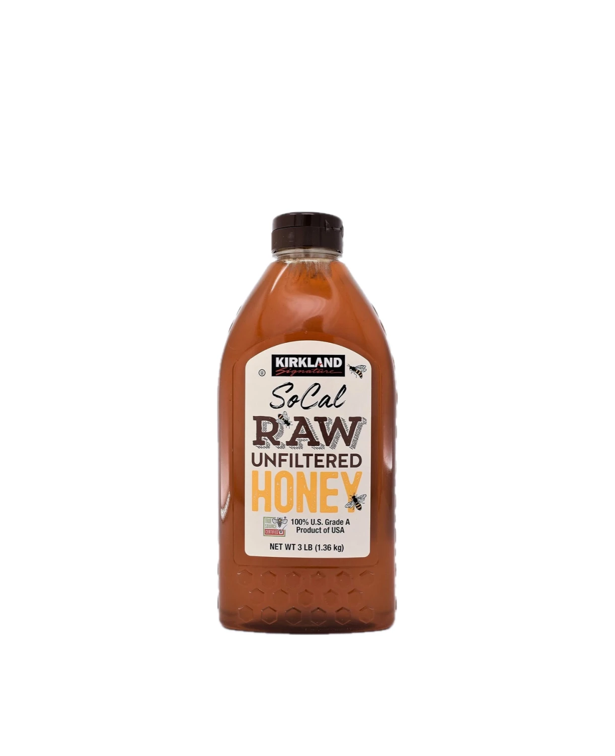 Mật ong thô Kirkland SoCal Raw Unfiltered Honey 1.36kg