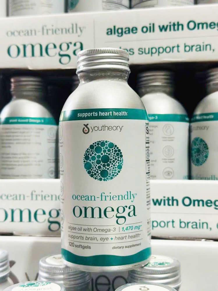 Viên uống dầu tảo Omega-3 Youtheory Ocean Friendly Omega 120 Softgels - Ảnh 2